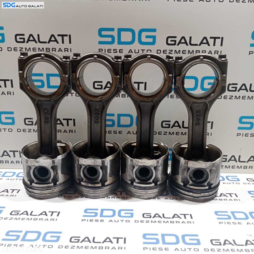 Set Piston Pistoane cu Biela Biele Mazda 6 2.0 D RF7 RF7J 2002 - 2008 [X1120] [X1121] - 1