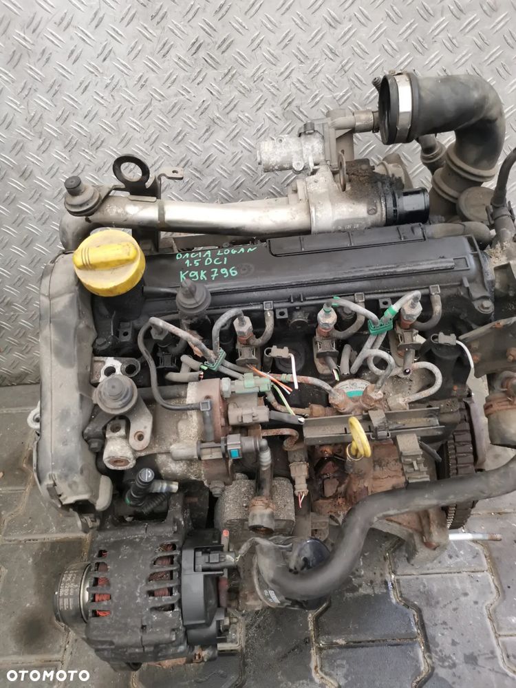 Dacia Logan Sandero 1.5 TDCI K9K796 Silnik na Części - 1