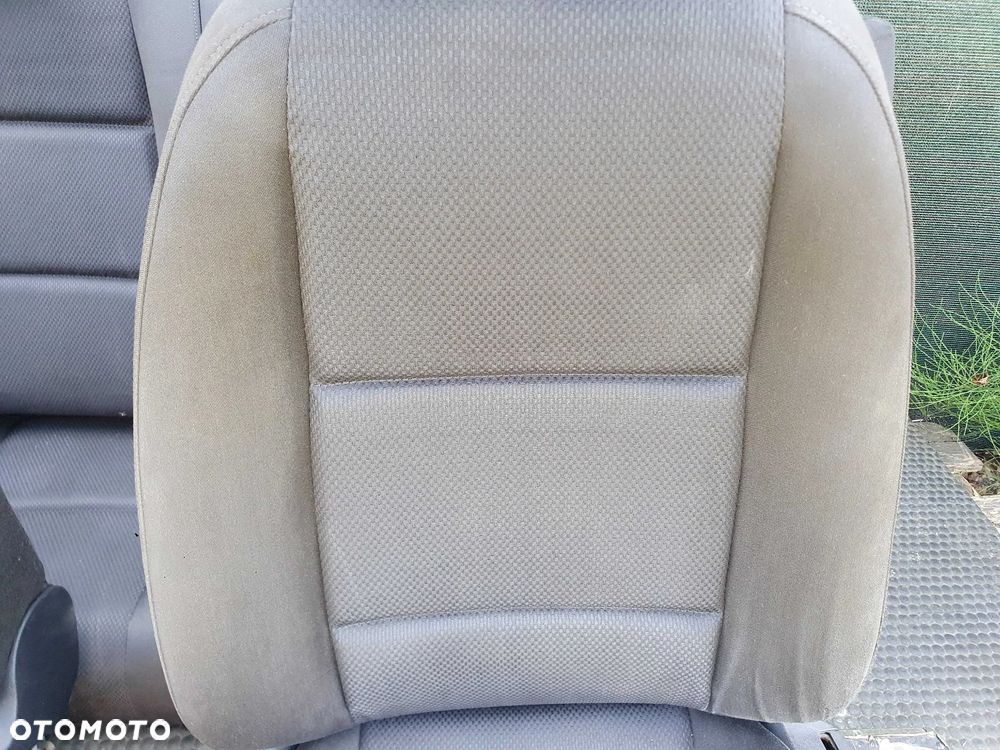 Fotele Fotel Kanapa Nieskladana Welur Czarne Soul Podlokietnik Audi A4 B6 Sedan Komplet - 6