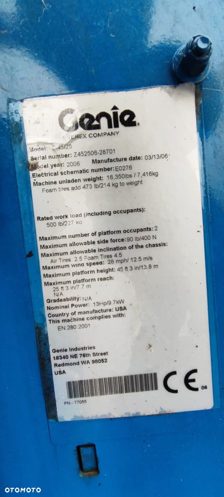 Genie Genie Z-45/25 - 9