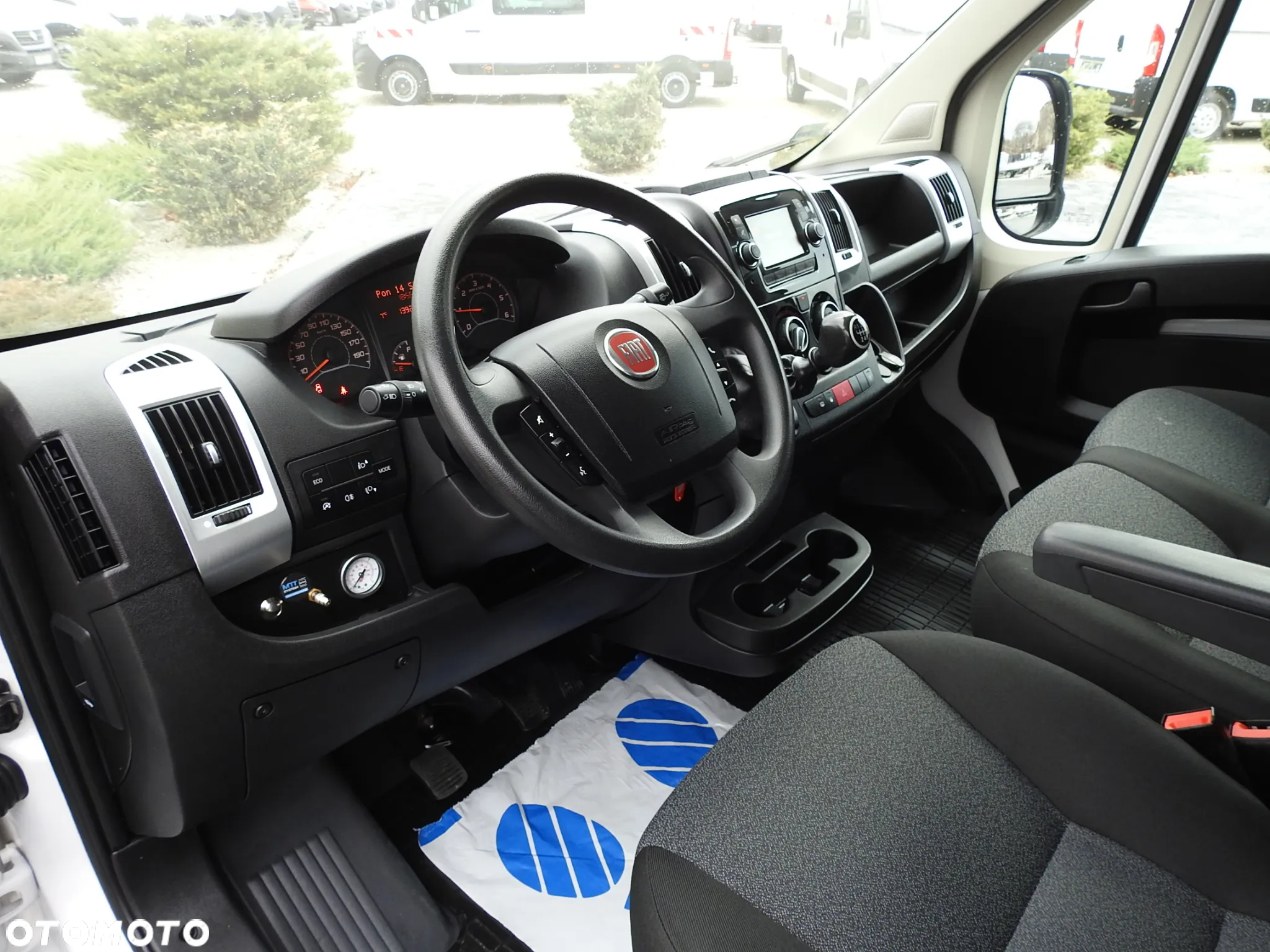 Fiat DUCATO PLANDEKA 10 PALET KLIMATYZACJA PNEUMATYKA 160KM [ T63576 ] - 3