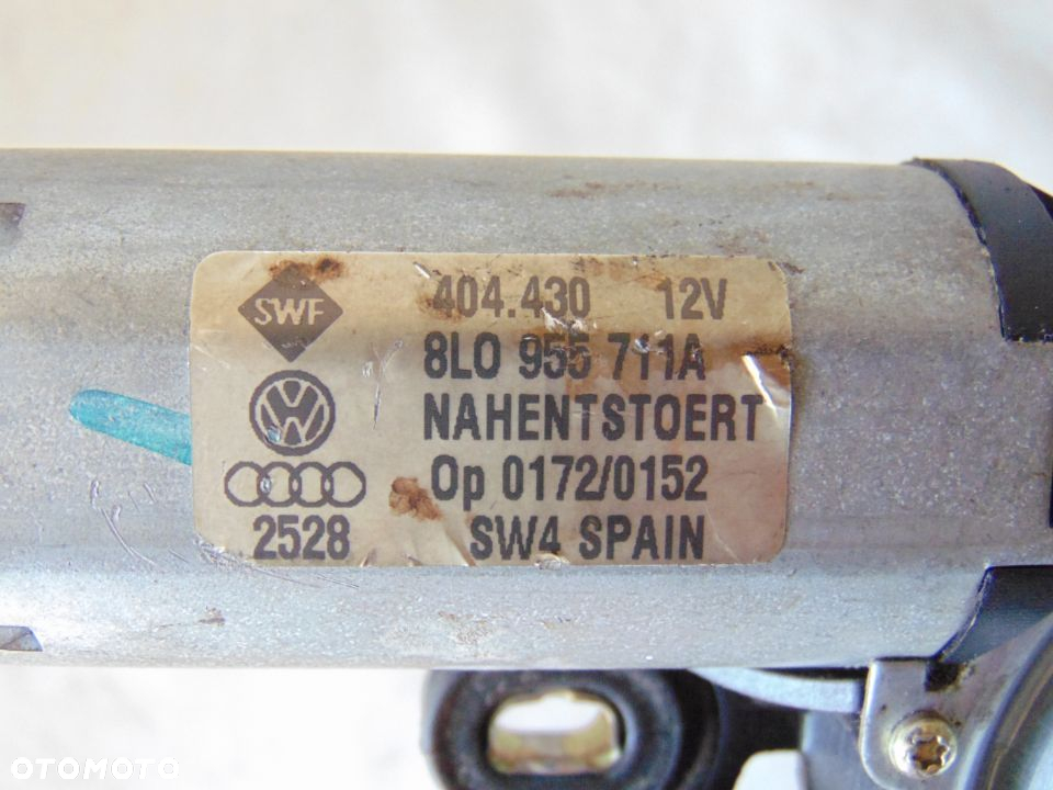 ORYGINAŁ silniczek silnik tylnej wycieraczki tył 8L0955711A Audi A3 8L A6 C5 kombi 96-05r - 10
