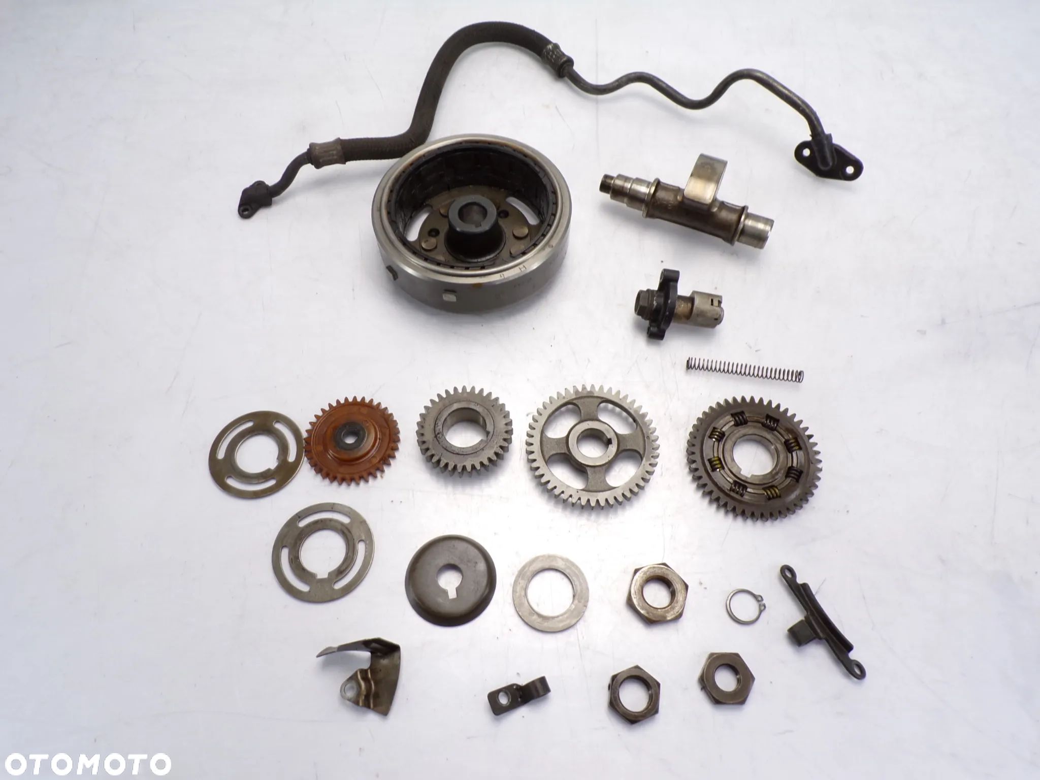 Przewód oleju wałek osłona napinacz YAMAHA XT600 2KF magneto koło zębate - 1