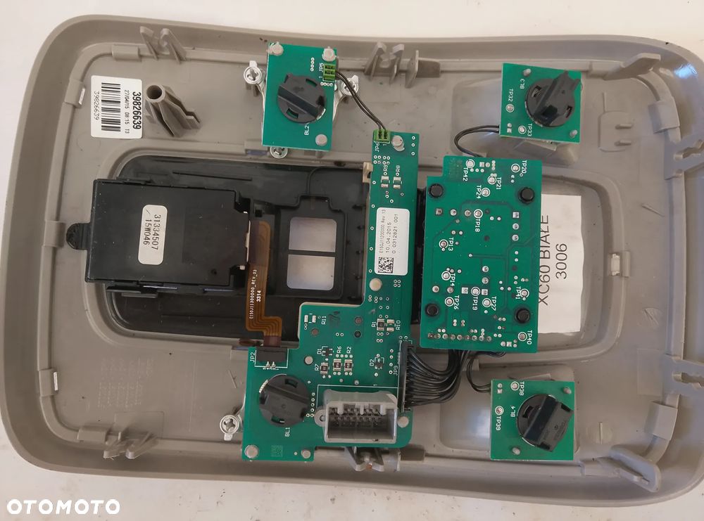 Lampka podsufitki sterowanie szyberdach Volvo XC60 I - 3