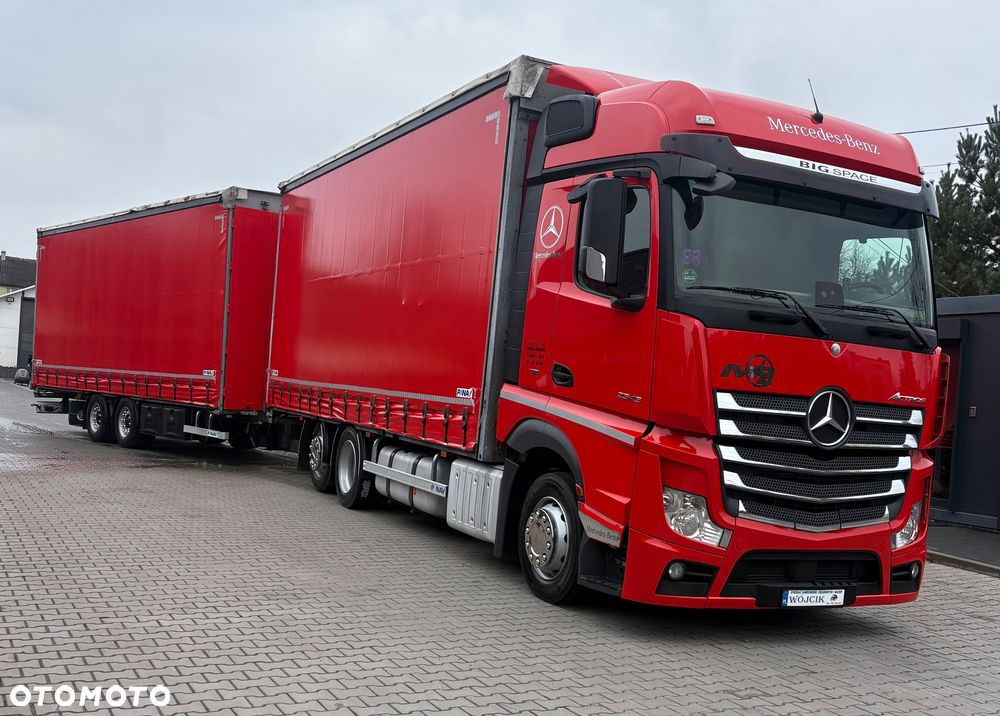 Mercedes-Benz Actros Big Space 2545 Zestaw/Tandem Przejazdowy Nowe Opony - 5