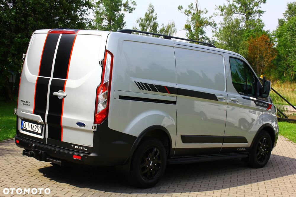 Ford TRANSIT CUSTOM TRAIL 2.0 TDCI 131KM 3 OSOBOWY NAVIGACJA KAMERA FELGI FULL OPCJA STAN PERFEKT FV23% - 22