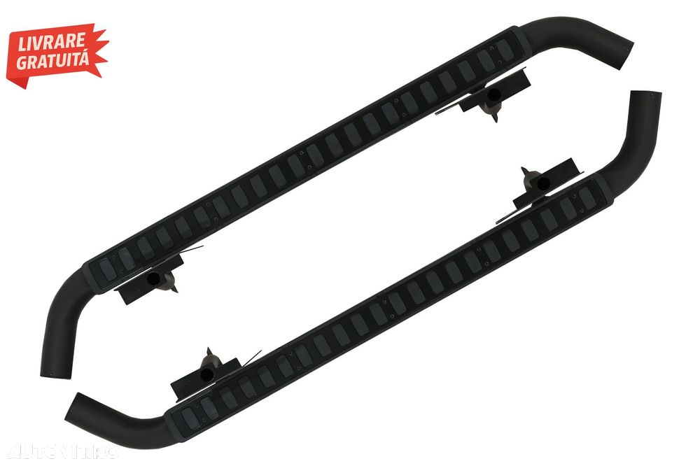 Praguri trepte Laterale 110 compatibile cu Land ROVER Defender (1990-2016) Black E- livrare gratuita - 1