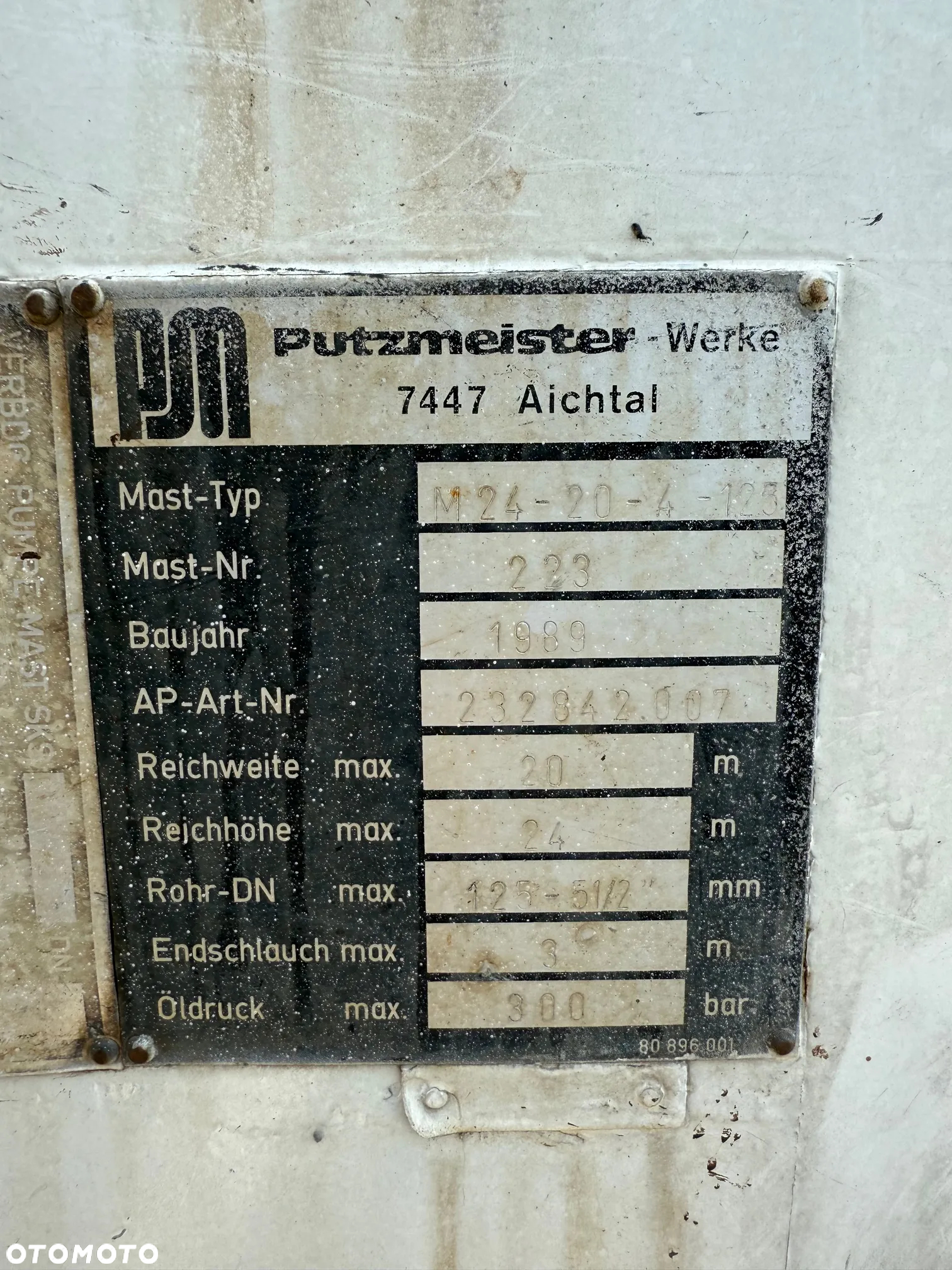 Mercedes-Benz 1722 Pompa Do Betonu Putzmaister M24 Halowa - 12
