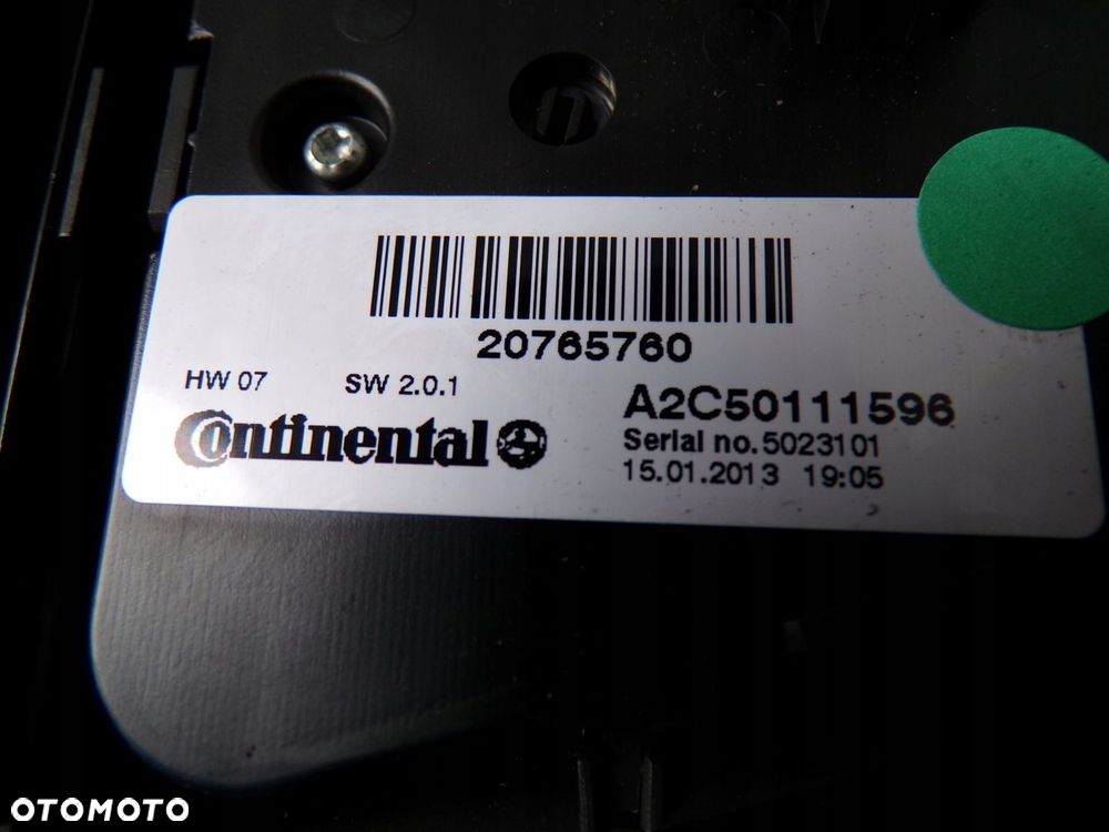RADIO CD400 WYŚWIETLACZ OPEL MOKKA A 95369366 - 7