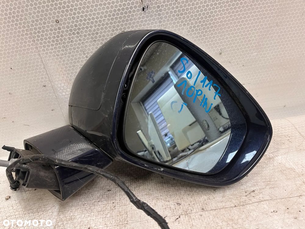 LUSTERKO PRZOD PRZEDNIE ELEKTRYCZNE PRAWE CITROEN C5 III GRANATOWY 10PIN - 4