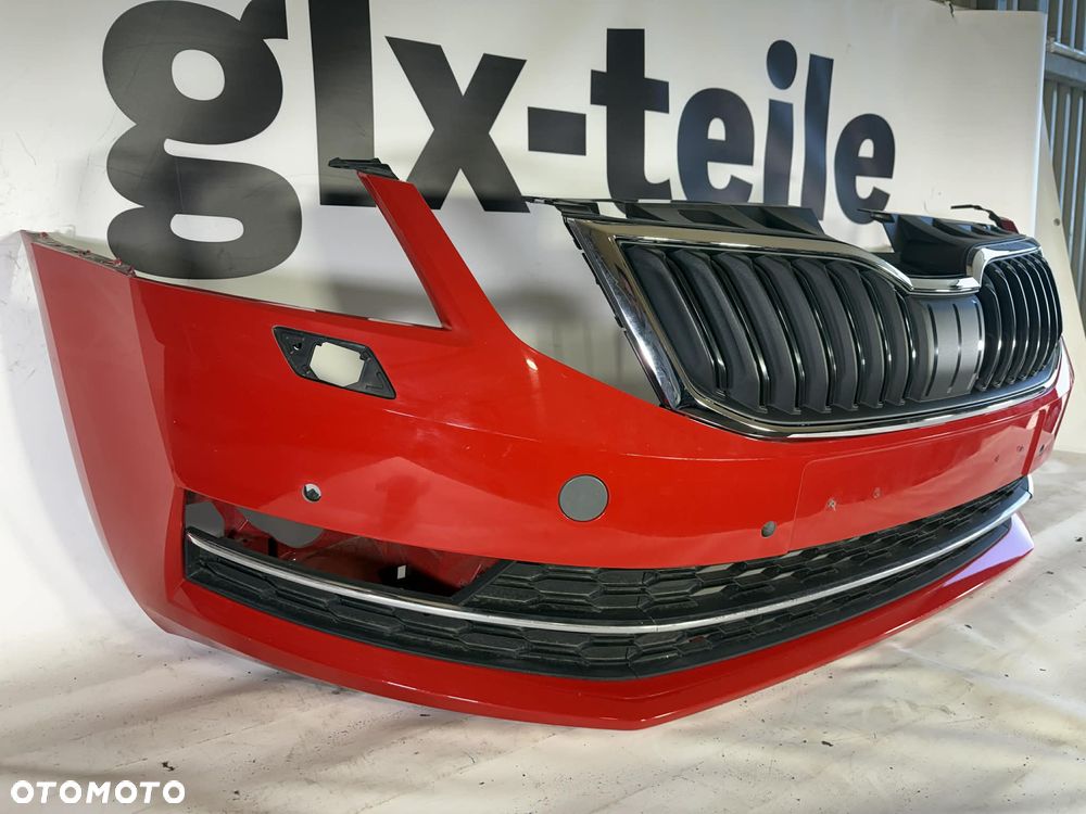 Skoda Octavia III Lift Zderzak Przód Przedni 4xPDC LF3K Sprysk 5E0807221N 16-20 - 4