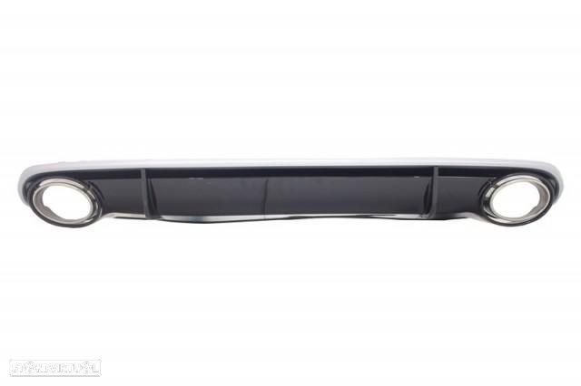Difusor com Ponteiras Audi A4 B8 (2007 a 2013) Look RS4 - 1