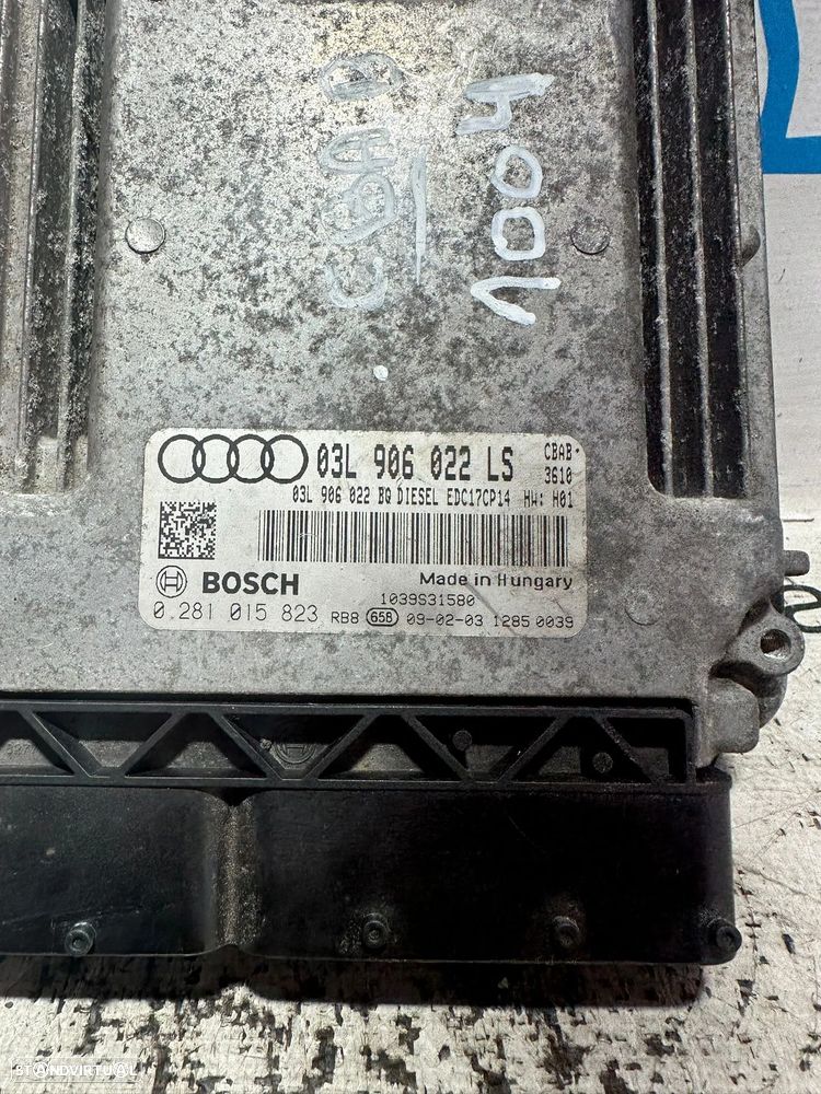 .Centralina Motor Original Bosch VAG Audi A3 8P CBA CBAB 2.0 TDi 03L906022LS 0281015823 EDC17CP14 2008 - 2012 - 8