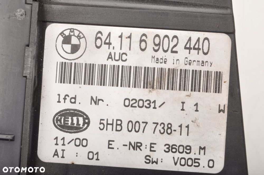 BMW E46 PANEL KLIMATYZACJI 6902440 - 4