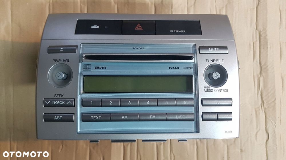 toyota corolla verso 04-08 radio mp3 - 1