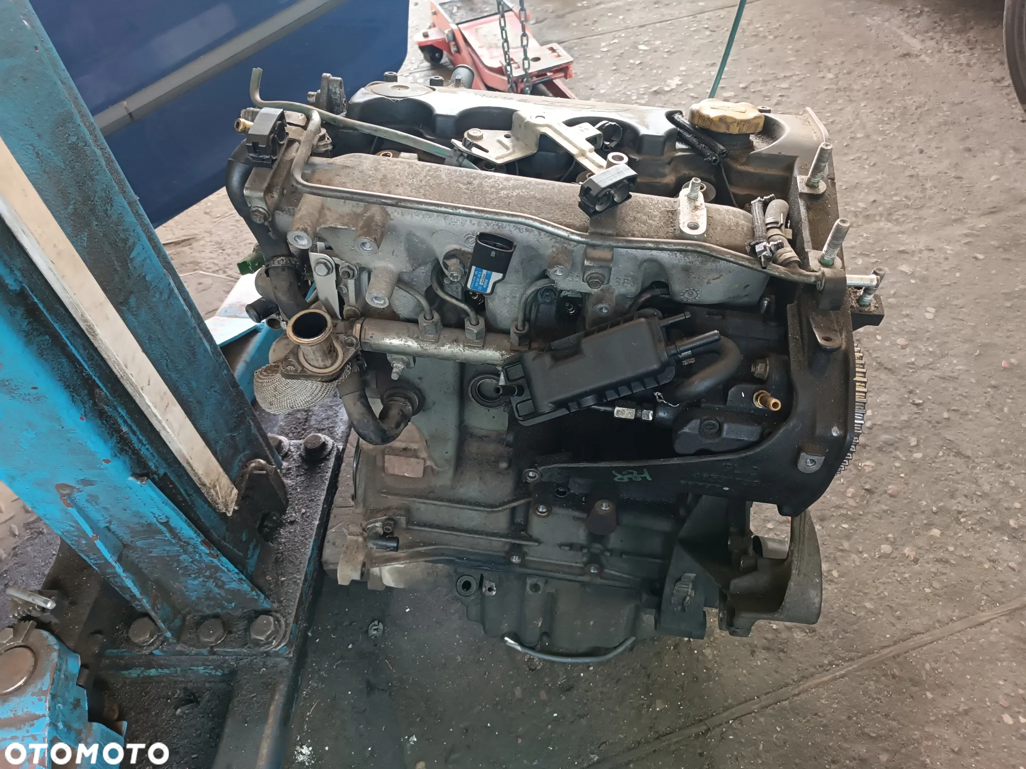SILNIK 223B1000 FIAT DOBLO 1.9 JTD 105KM USZKODZONY DOŁ GŁOWICA OK KOMPLETNY - 2