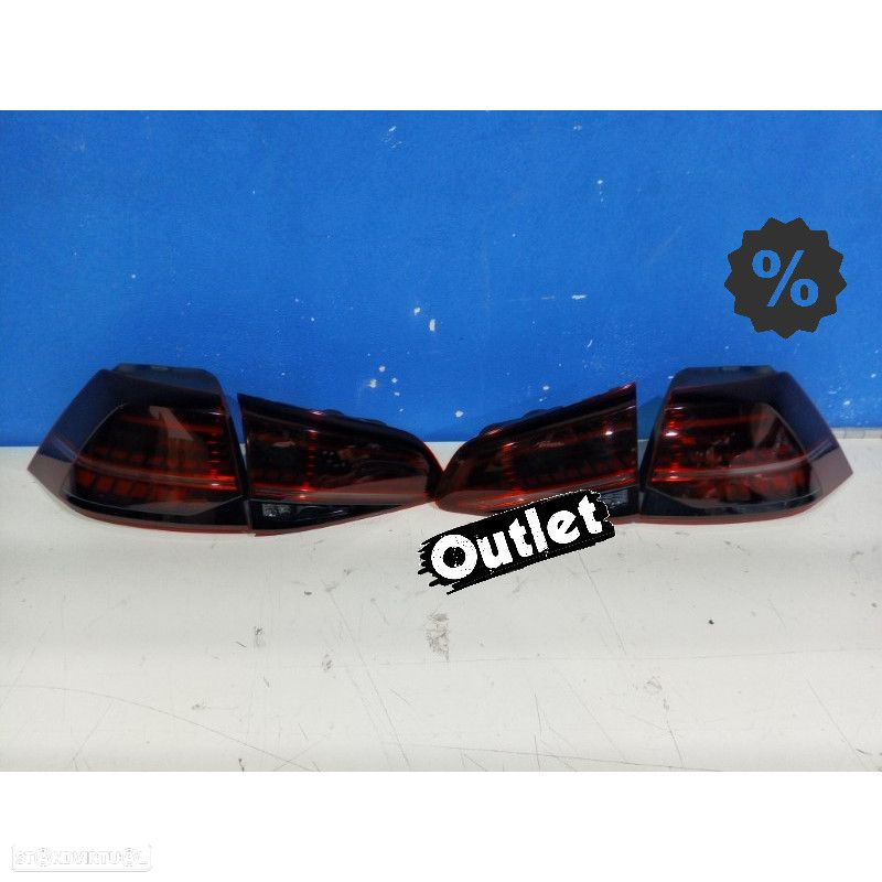 R012842C4 FARÓIS PARA VOLKSWAGEN VW GOLF 7 7.5 12-20 LOOK 7.5 COM INDICADOR LED - 7