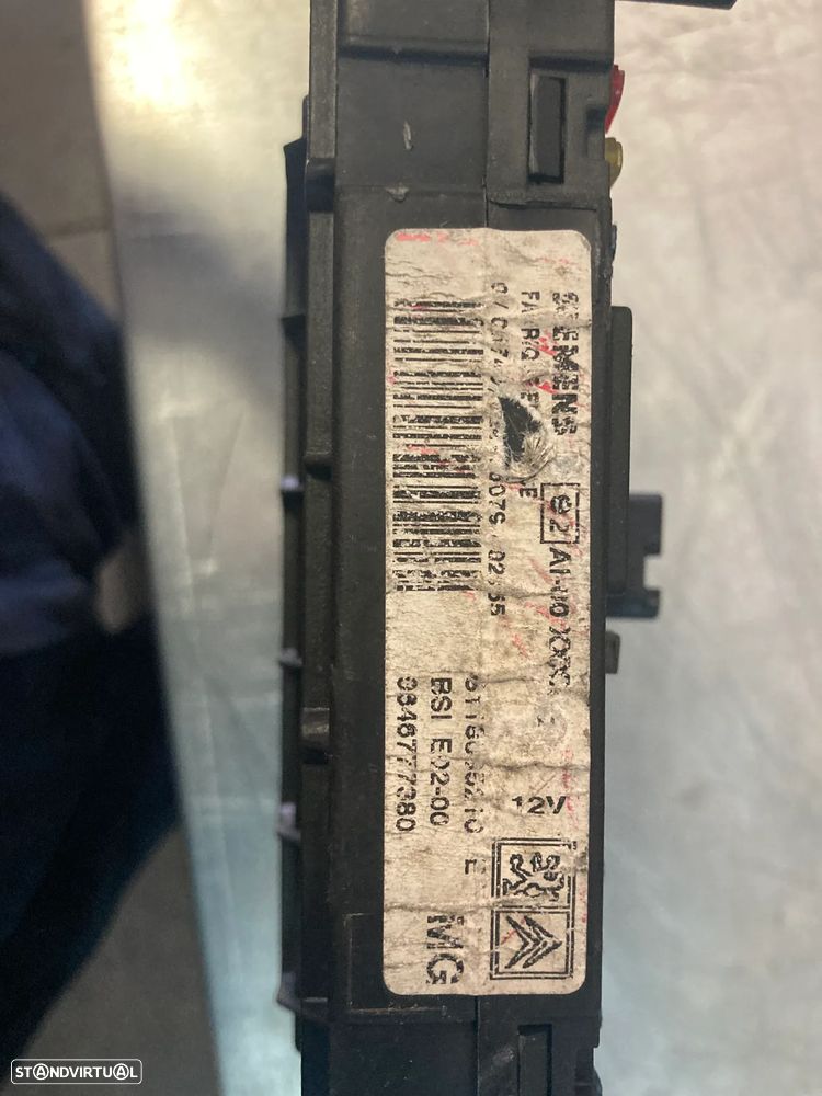 MODULO BSI / CAIXA FUSIVEIS PEUGEOT 206 E02-00 9646777380 S118085210 - 4