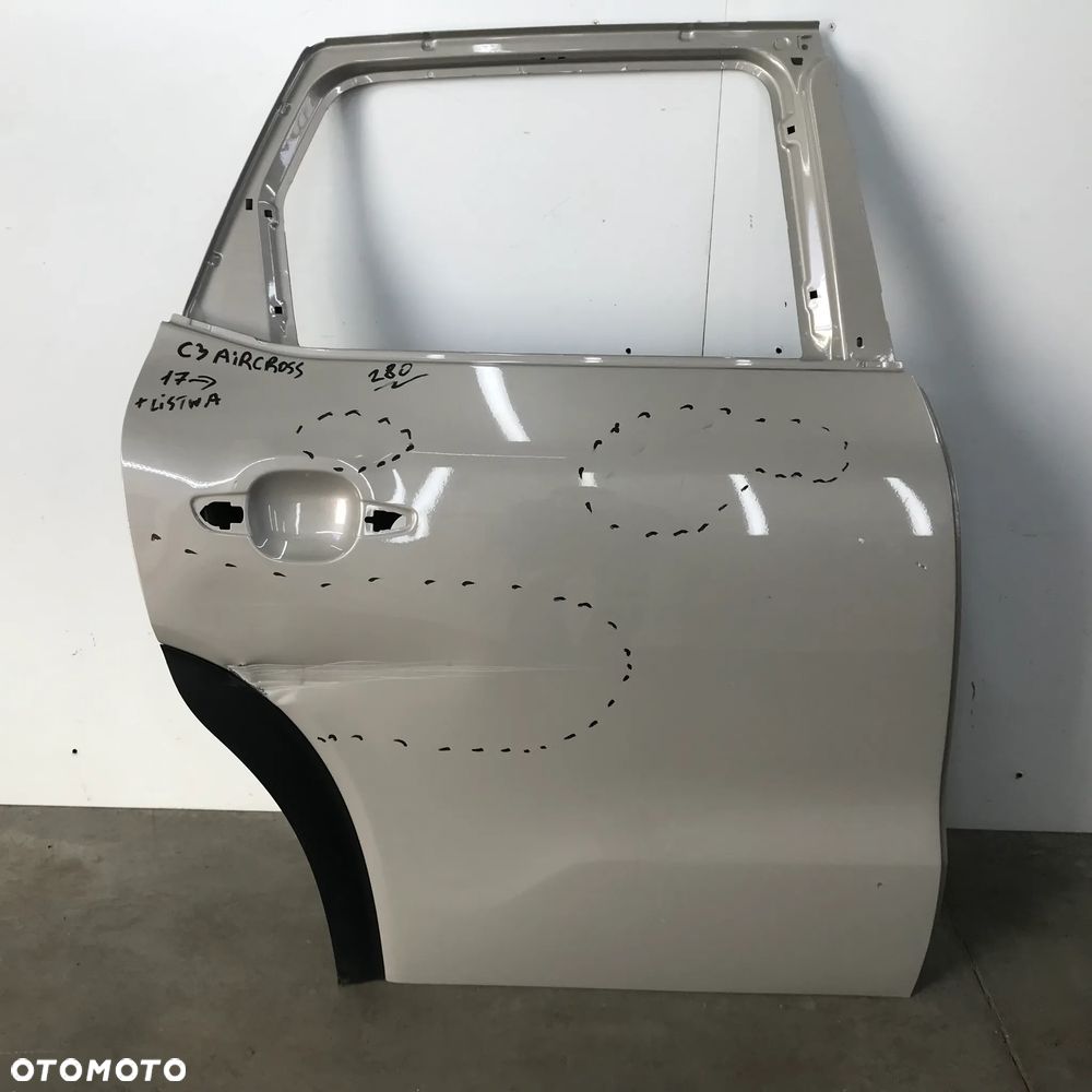 Drzwi citroen c3 aircross 17- prawe tylne prawy tył - 1