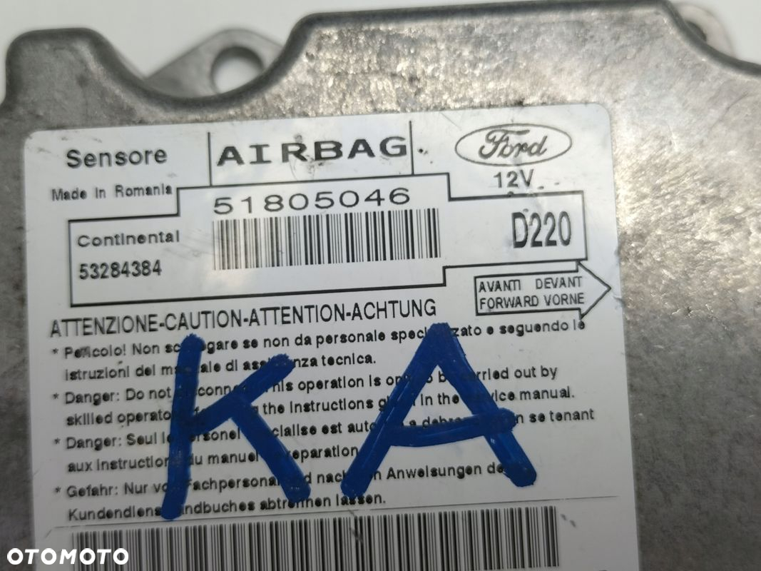 MODUŁ AIRBAG FORD KA MK2 51805046 - 2