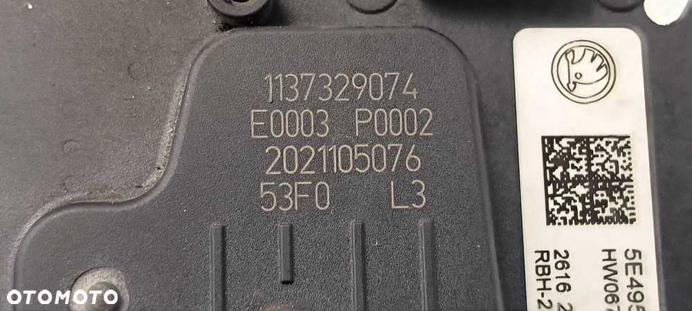 MECHANIZM WYCIERACZEK PRZÓD SKODA OCTAVIA IV 5E4955119 - 5