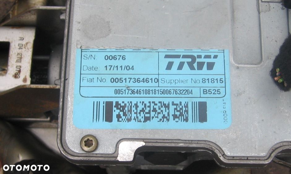 wspomaganie elektryczne LANCIA MUSA FIAT IDEA 00517364610 - 4