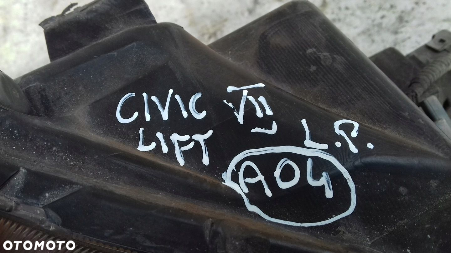 LAMPA LEWY PRZÓD PRZEDNIA HONDA CIVIC VII LIFT HB 04-06 - 10