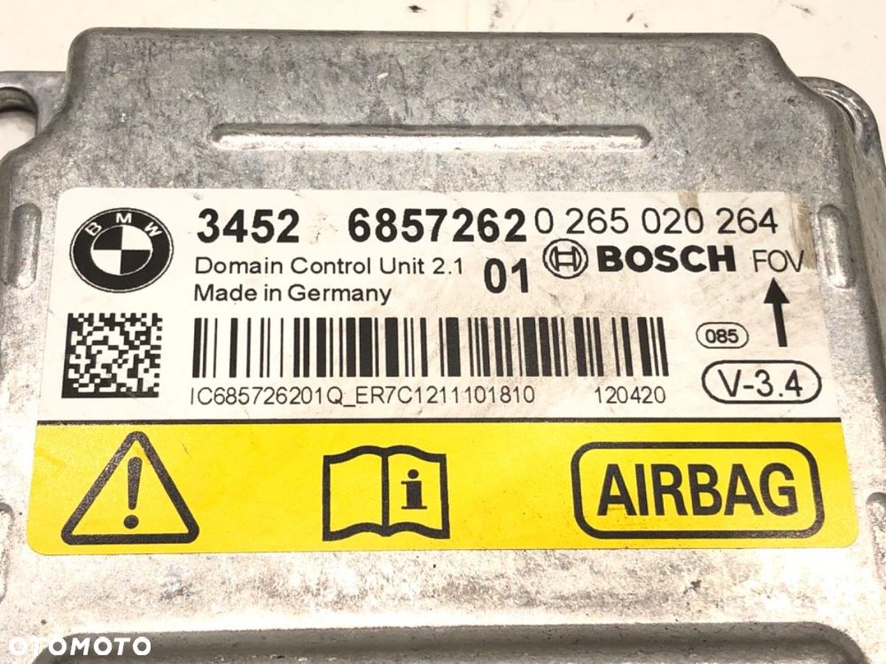 SENSOR AIRBAG  BMW 5 Touring (F11) 2009 - 2017 520 d 135 kW [184 KM] olej napędowy 2010 - 2014 - 4