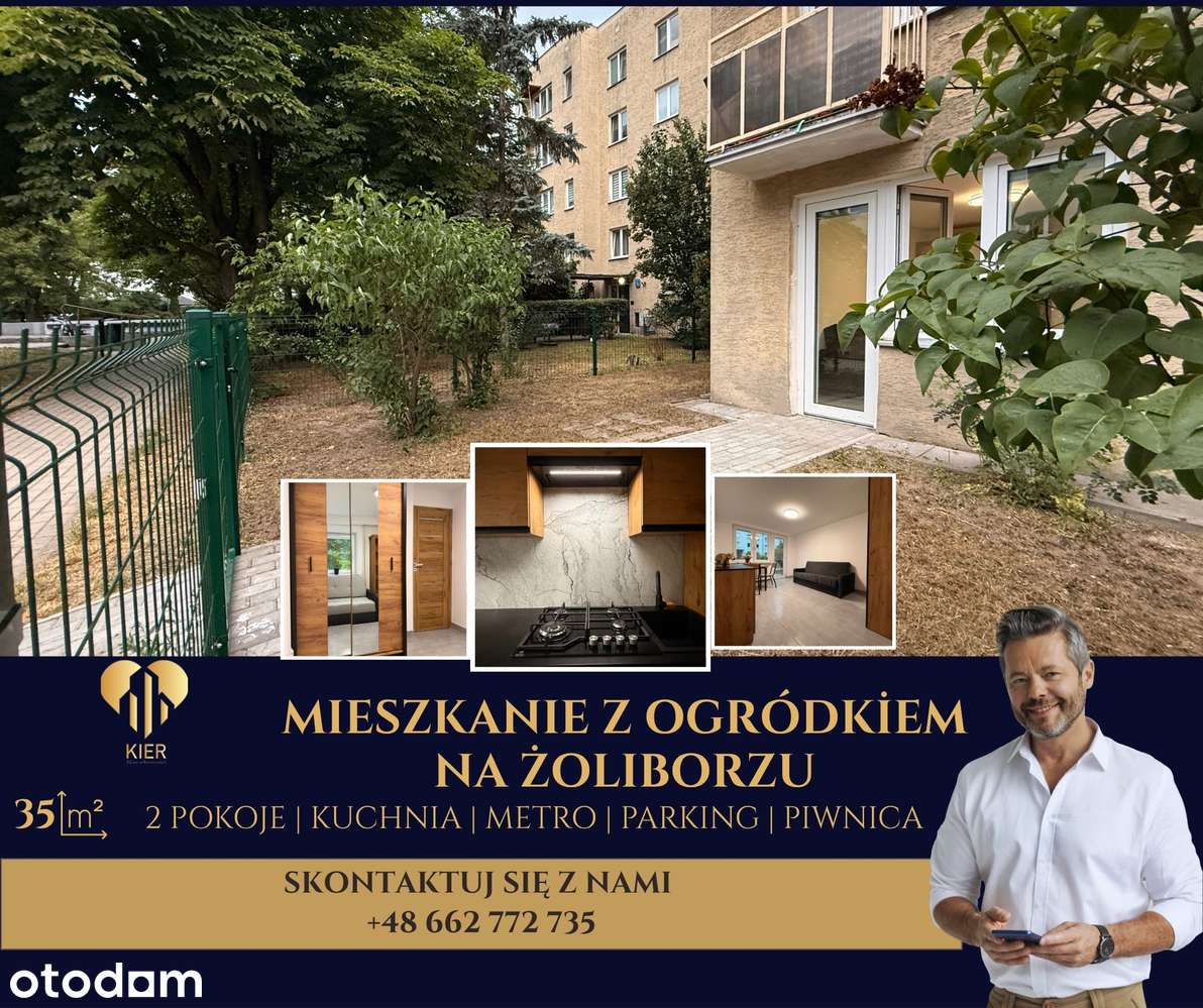 Mieszkanie z duszą, nie pod flipa | 2 pokoje + ogród | Żoliborz
