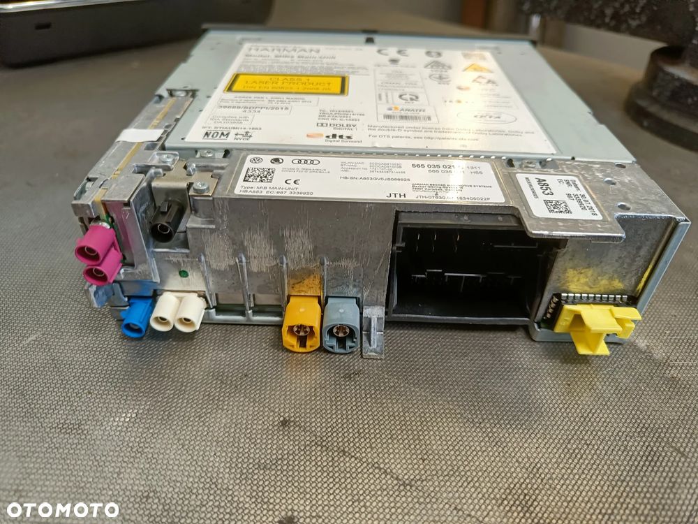 Radio Skoda Superb 3 III Wyświetlacz Jednostka Nawigacja 565035021C 3V0919606D - 10