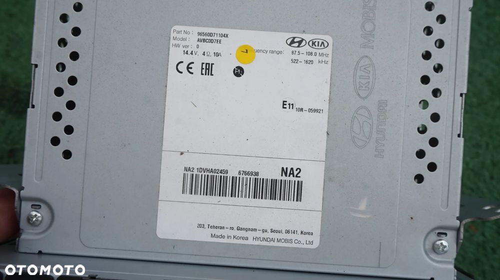 Hyundai Tucson III  radio CD MP3 Bluetooth 96560D71104X - 3