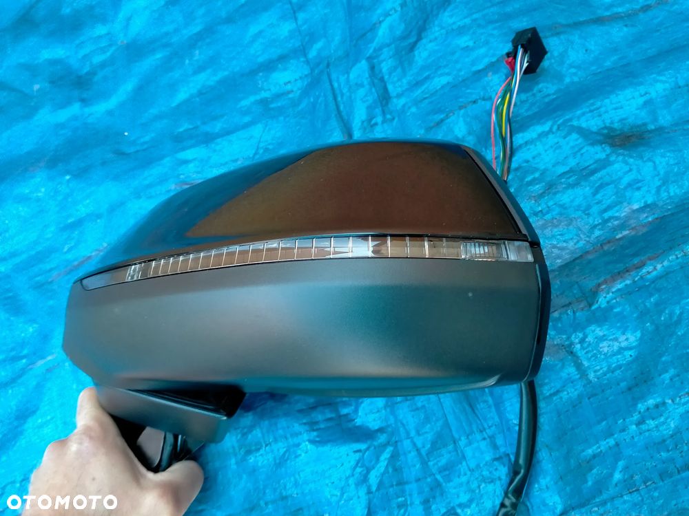 Audi Q7 SQ7 4M Lusterko Lewe LC9X Chrom / Fotochrom 12 Pin Pinów / Side Assist / Asystent / EUROPA - 8