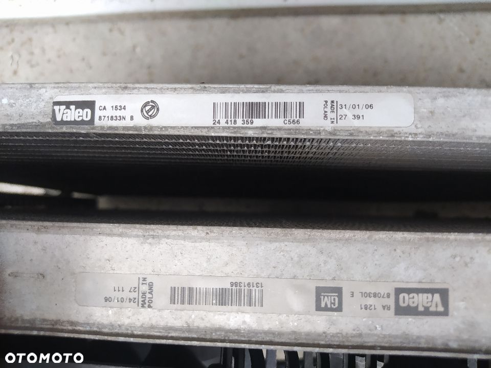 Chłodnice wentylator komplet Fiat Croma 2,2 16V automat - 6