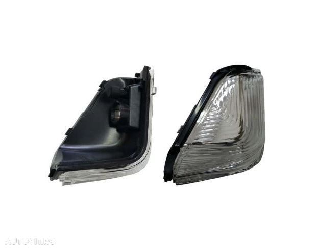 Lampa semnalizare oglinda Mercedes Sprinter, 07.2006-2018; Sprinter, 02.2018-, VW Crafter (2E), 12.2005-04.2017; cabina single, partea Dreapta, tip bec WY5W; fumuriu; fara soclu bec; tuning; - 1