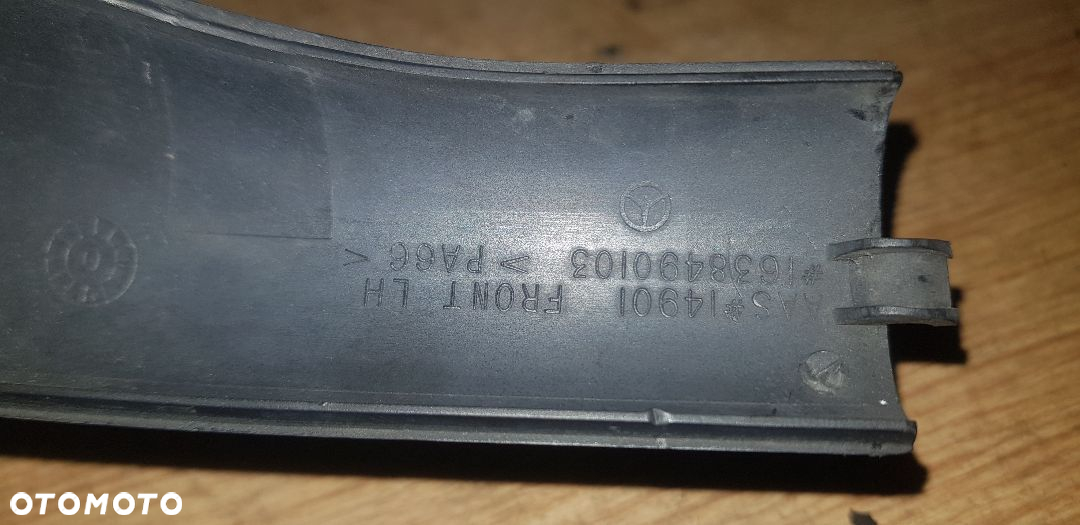 MERCEDES ML W163 NAKŁADKA RELINGA LEWY PRZÓD 1638490103 - 2
