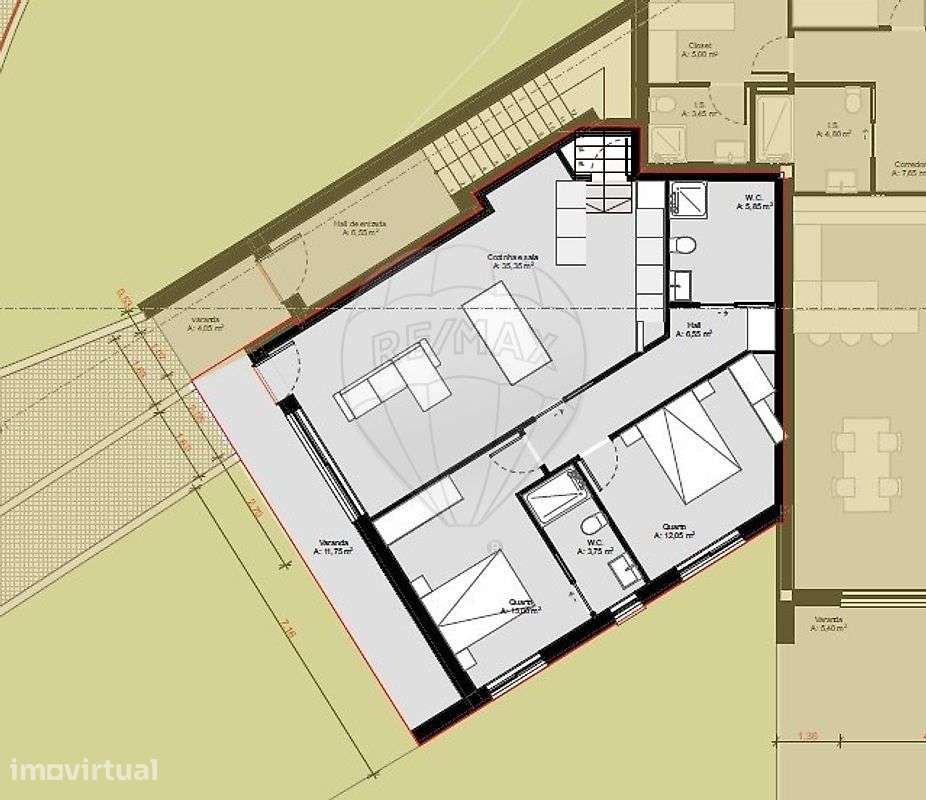 Apartamento T2 para venda - Grande imagem: 4/10