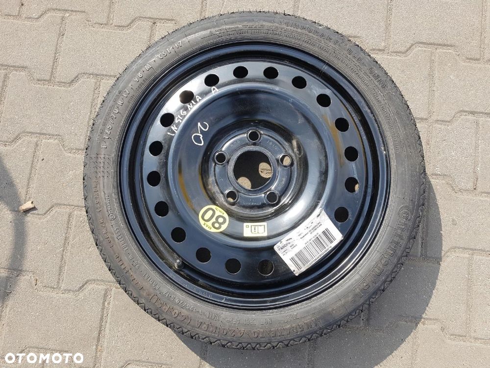 OPEL INSIGNIA I A 08-17r KOŁO DOJAZDOWE 17 5X120 - 1