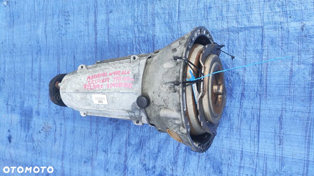 SKRZYNIA BIEGÓW AUTOMAT A2042709102 A2042703705 722908 SPRZĘGŁO KONWERTER A2222500502 170TYŚ KM MERCEDES W204 LIFT SLK R172 2.2 CDI - 1