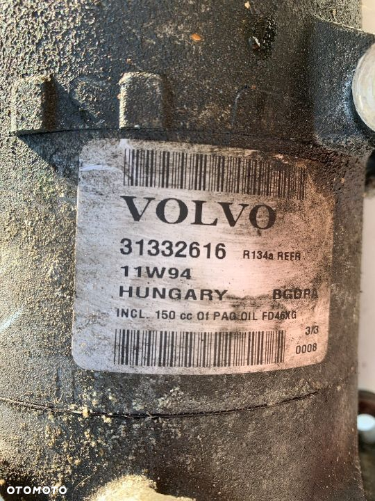 kompresor sprezarka klimy volvo s60 v60 1.6 t4 t3 31332616 - 3