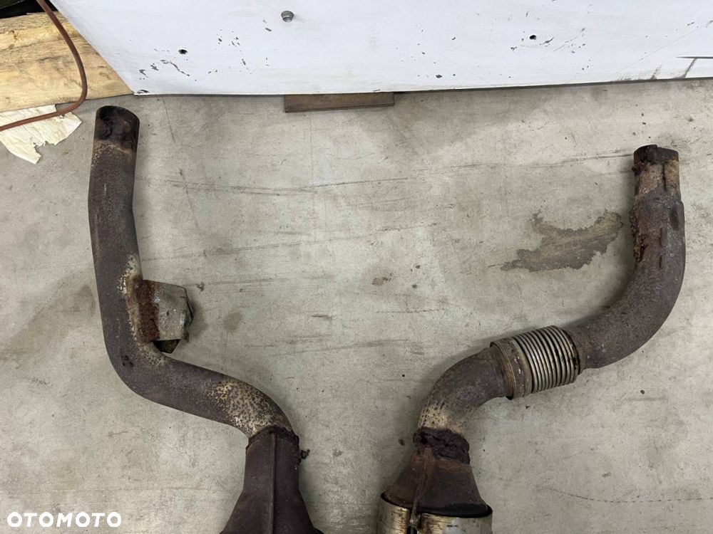 Wydech Mercedes w210 KOMBI 95-02r. 3.2 v6 benzyna KOMPLETNY tłumik katalizatory PEŁNE NIE WYBITE - 14