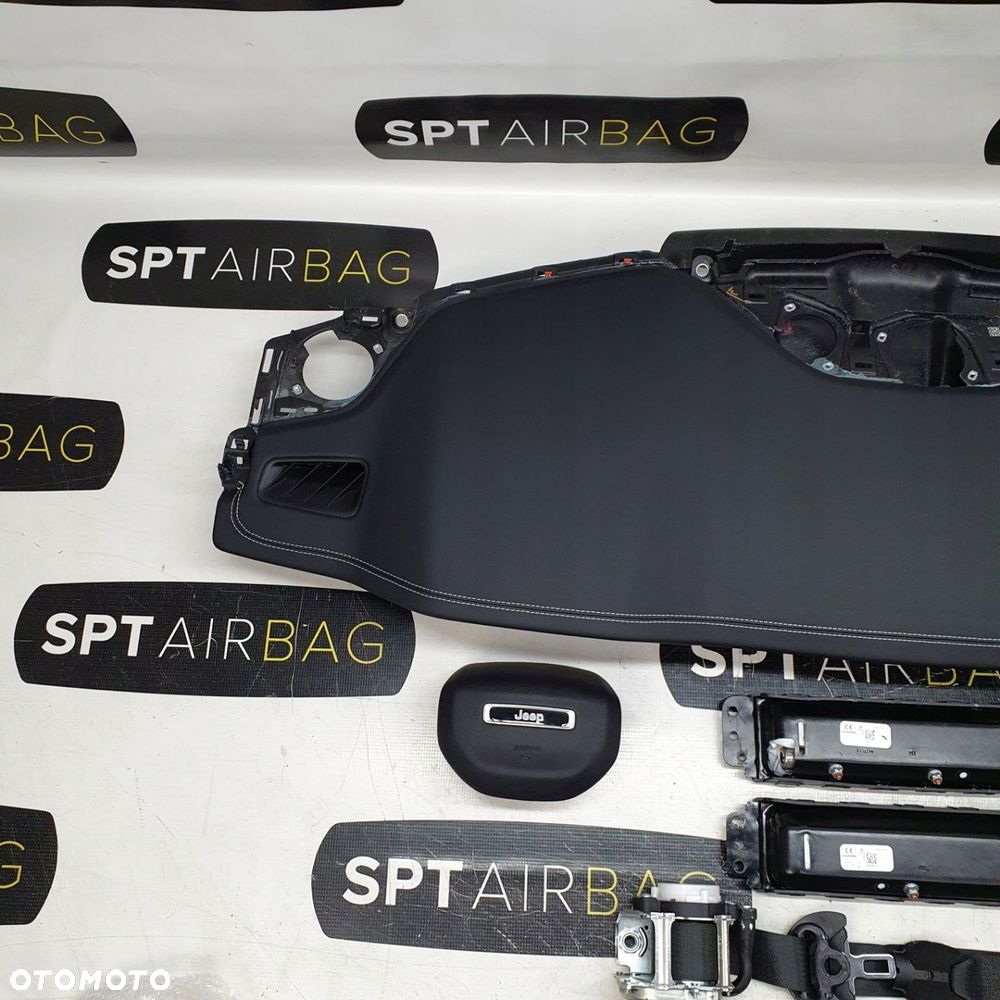 JEEP GRAND CHEROKEE WL DESKA ROZDZIELCZA KONSOLA KOKPIT PULPIT PODUSZKI AIRBAG AIR BAG PASY KIT SET - 2
