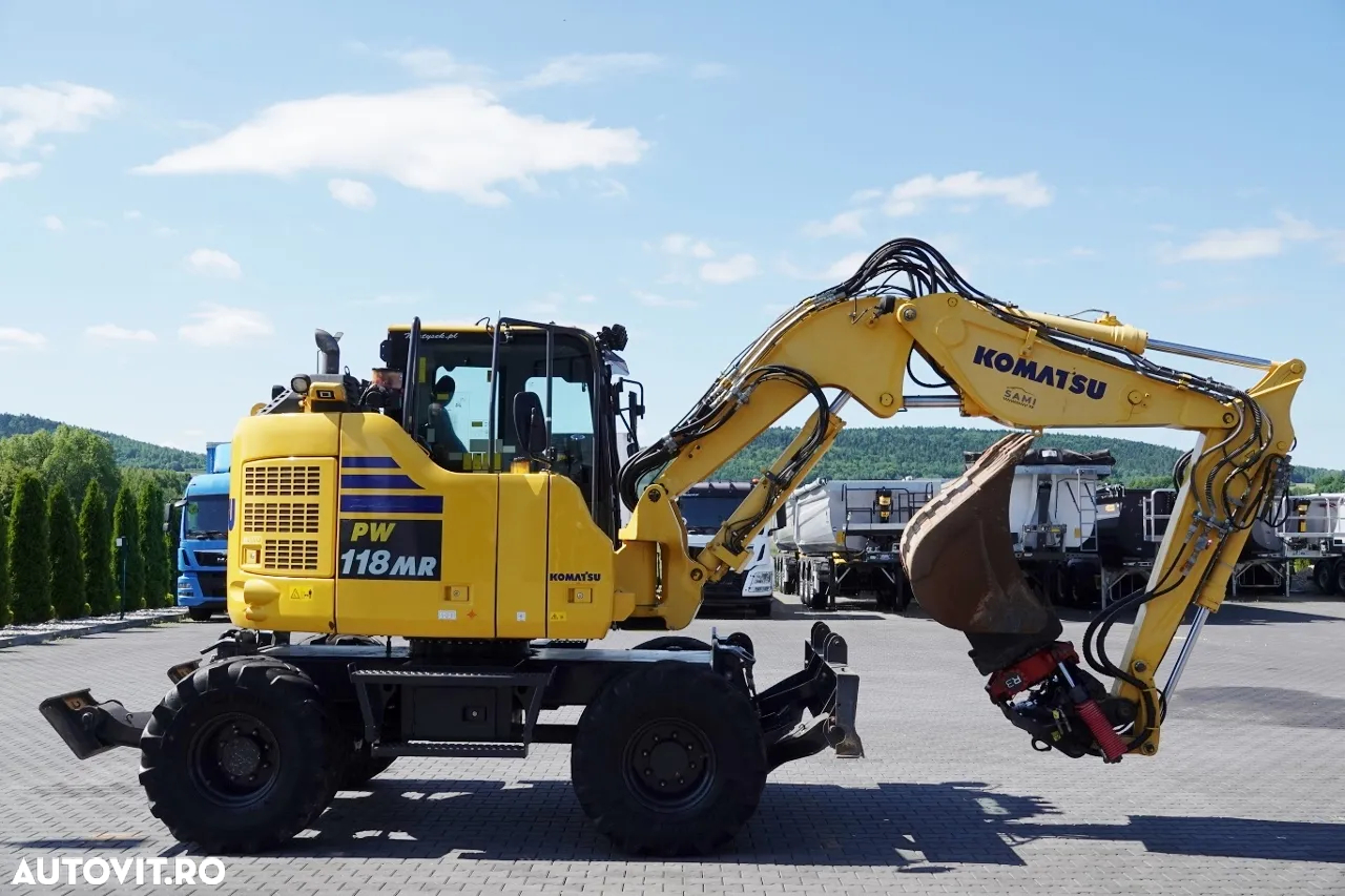 Komatsu PW 118 MR / EXCAVATOR PE ROȚI / 2019 / ROTARE ÎN ȘI ÎNĂLȚIME / CAMERĂ / CONTRACT DE SERVICE POST-SERVICE - 10