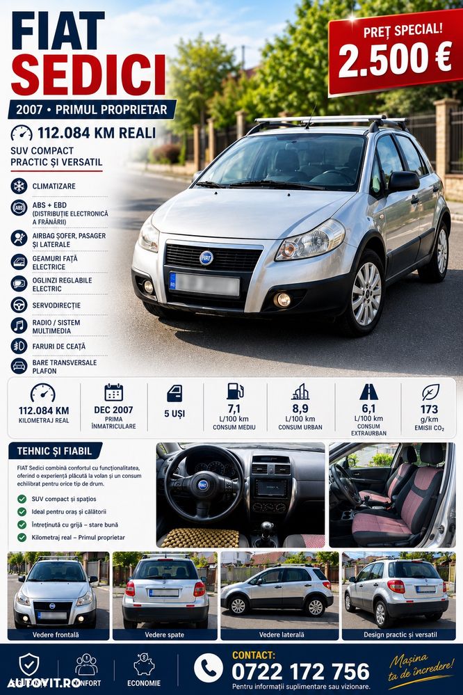 Fiat Sedici 1.6 16V 4x4 Dynamic - 2