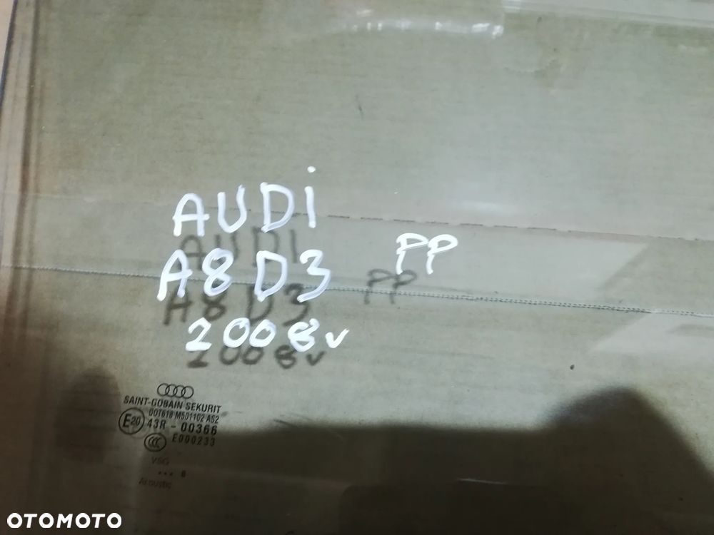 SZYBA DRZWI L / P PRZÓD AUDI A8 D3 - 5