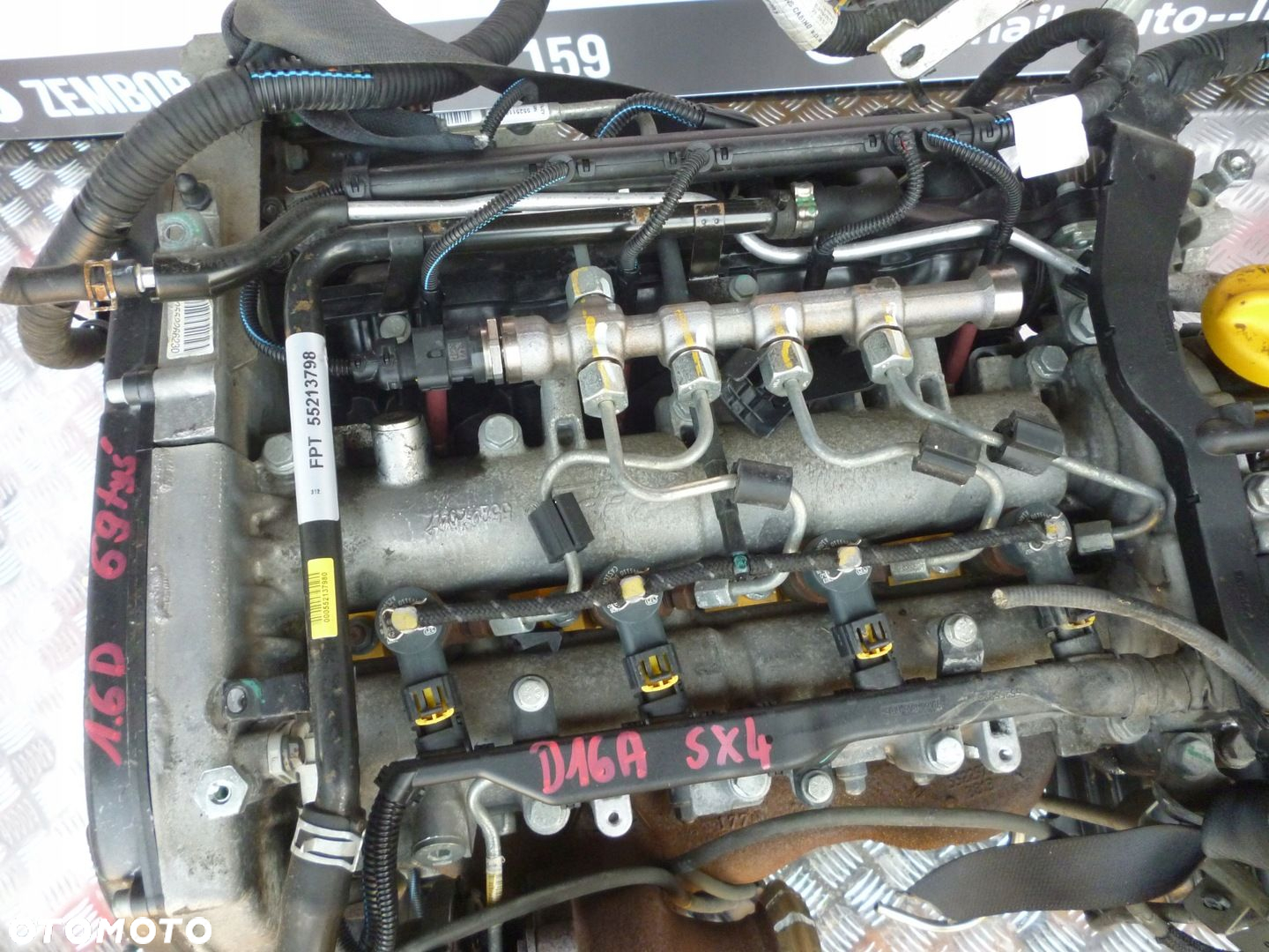 SILNIK KOMPLETNY SUZUKI SX4 1.6 DDIS 120KM 15r. D16AA 69 TYS - 2