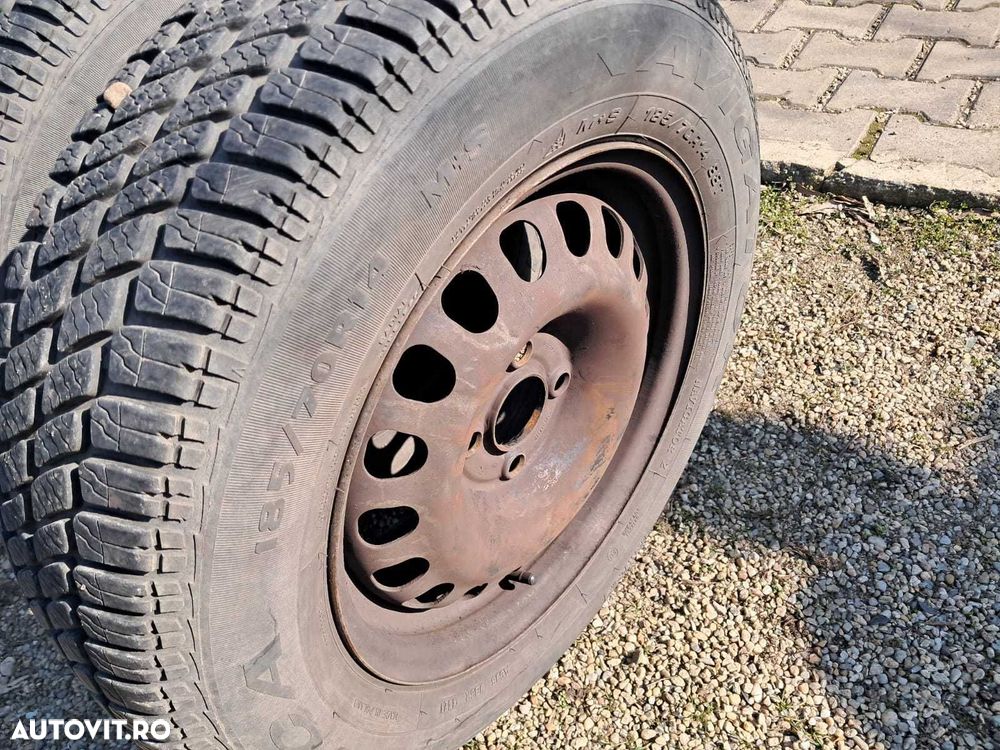 Opel Corsa D, Meriva, Corsa C, roata roti cu jante de tabla pe 14 - 3
