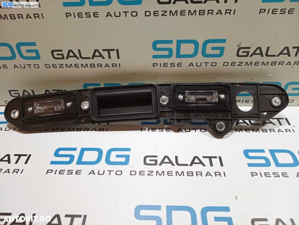 Maner Clapeta Actionare Deschidere cu Suport Bec Becuri Numar Hayon Haion Portbagaj Volkswagen Touran 2003 - 2010 Cod 132-053-093 [M6252] - 1