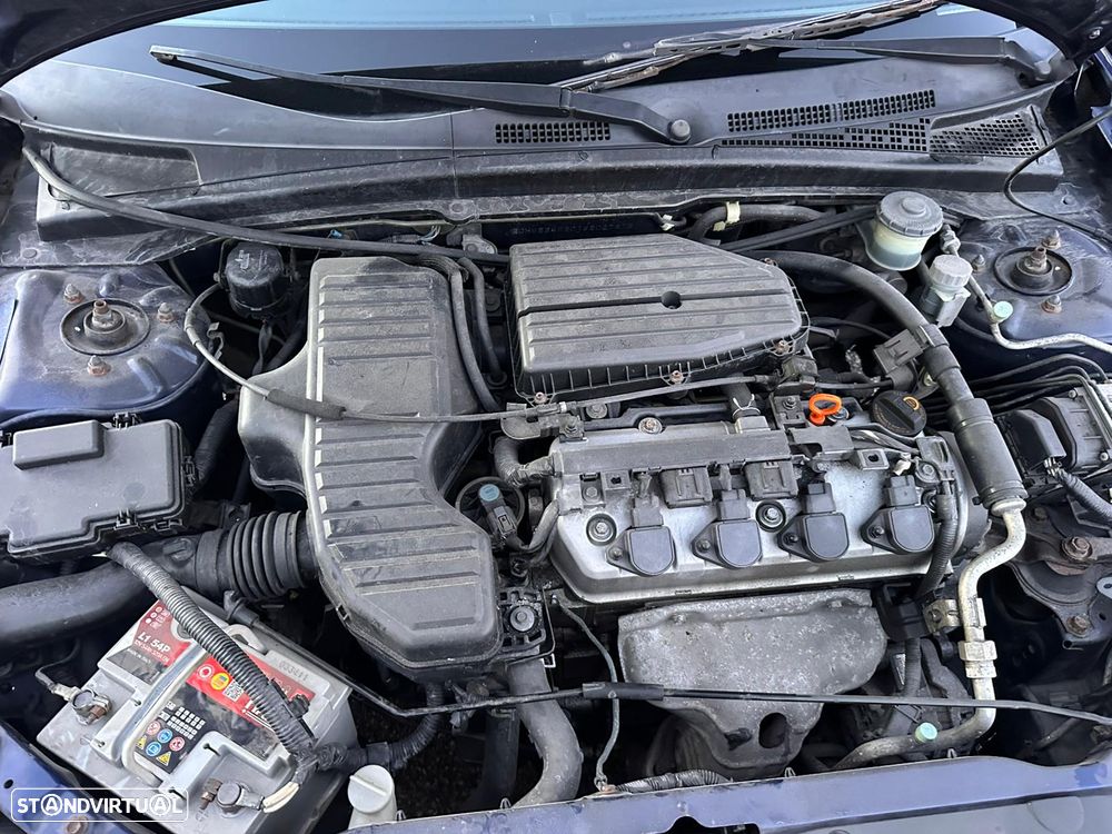 Honda Civic VII Sedan (ES, ET) 1.4 Gasolina 90 cv  66 kW 2000 - 2005 D14Z5 para peças - 7
