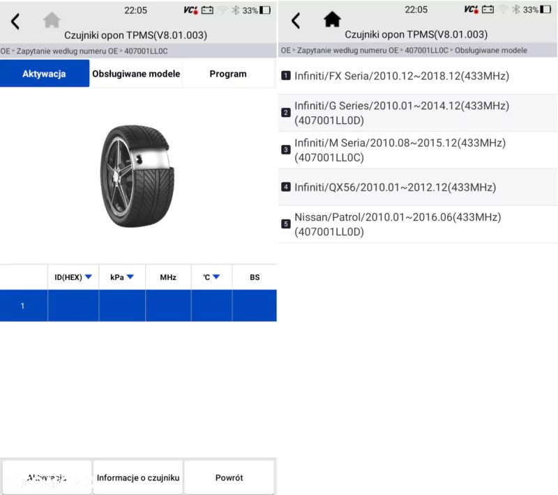 Tester Diagnostyczny TPMS Uni-Trol ADT 500 OBD Diagnostyka Fast-Fit - 8