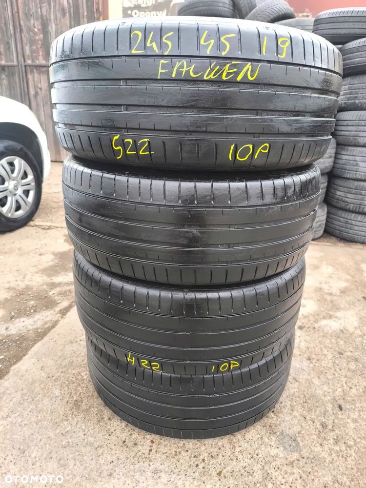 245/45R19 102Y XL Opony Letnie Lato FALKEN AZENIS FK520 5mm Legnica ALU-RAD 245/45 22r. - 1